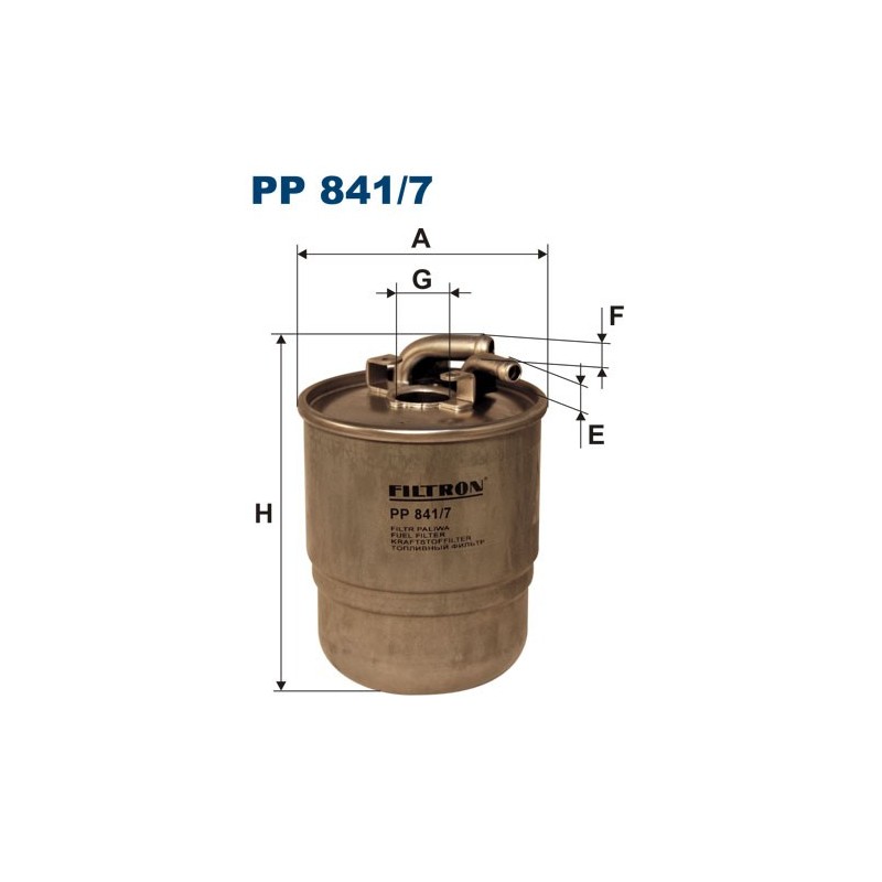 Filtr paliwa Mercedes A, B, C, E, M, S-klasa, Vito, Sprinter, Jeep Cherokee III