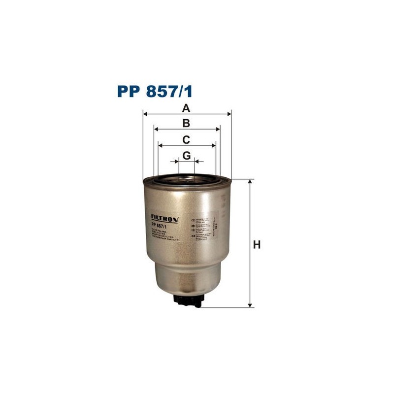 Filtr paliwa Nissan Almera, Primera, Terrano, Nissan Atleon