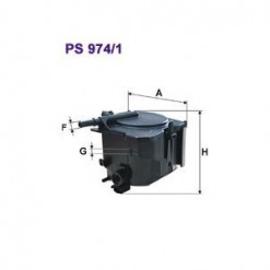 Filtr paliwa Citroen, Ford, Peugeot, Mazda, Toyota, Volvo