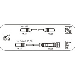 PRZEWODY ZAPŁONOWE VW Passat 1.8 silnik ADZ
