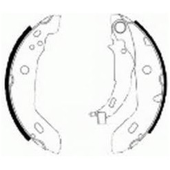 Szczęki hamulcowe DB Klasa A  A140, A160, A170