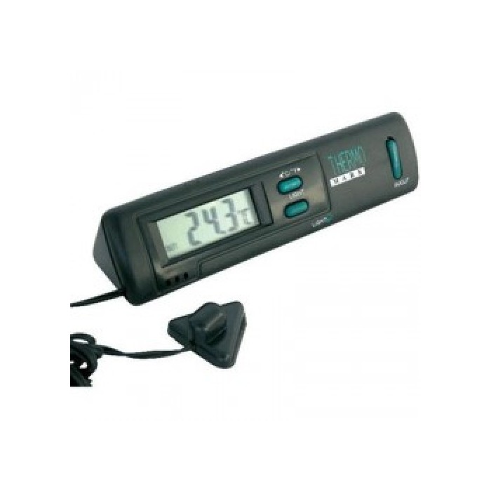 Termometr cyfrowy do pomiaru temperatury wewnątrz i na zewnątrz samochodu uniwersalny z podświetleniem wyświetlacza