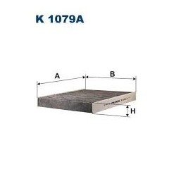 Filtr kabiny z węglem aktywnym Volkswagen Polo 2002-, Fabia