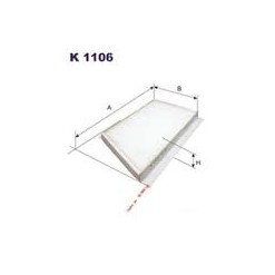 Filtr kabiny Mercedes C-Class W203 2000-