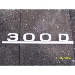 Emblemat, napis na tylna klape 300D, Mercedes