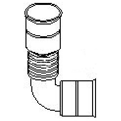 Przewód odmy silnika Seat Cordoba,Ibiza IV,Skoda Fabia I,VW Fox,Polo 9N3 1.9 SDI