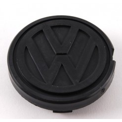 Kołpak-dekielek czarny,mały,plastikowy,ozdobny felgi stalowej koła VW Golf I,II,III,Jetta,Polo,Passat B3,B4