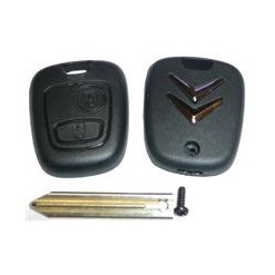 Kluczyk-obudowa pilota (2-przyciski) Citroen Berlingo,C2,C3,C4,C5,Saxo,Xsara Picasso,Peugeot 106,206,306,406,Partner