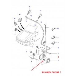 Uszczelka pompki - silniczka spryskiwacza szyb Ford...
