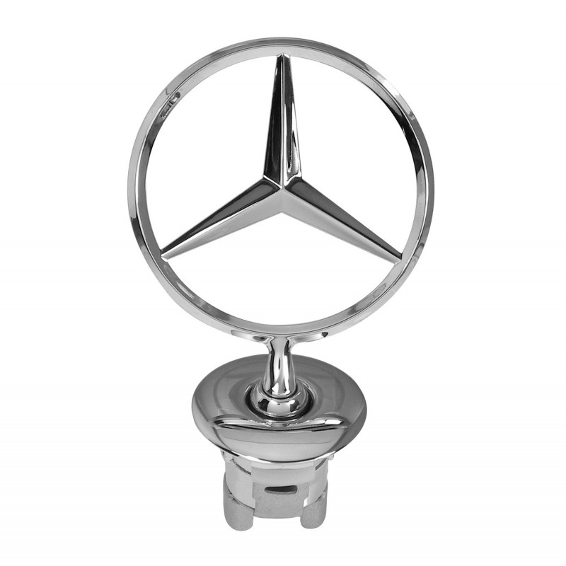 Emblemat - znaczek, LOGO, gwiazda, celownik maski przedniej silnika Mercedes C/E Klasa W204/W211/W212/W221/W222