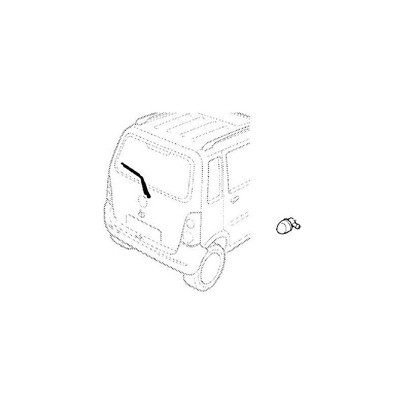 Dysza-końcówka spryskiwacza szyby tylnej Opel Agila ORYGINAŁ