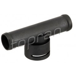 Króciec wodny-obudowa czujnika temperatury-łącznik plastykowy przewodów gumowych układu chłodzenia silnika Audi,Seat,Skoda,VW