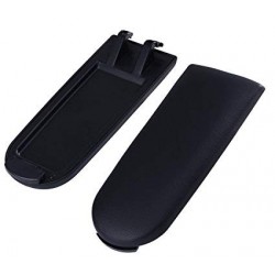 Klapka podłokietnika z przyciskiem i obiciem KPL CZARNA EKOSKÓRA VW Bora,Golf IV,Passat B5,Skoda Octavia I