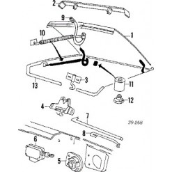Siłownik zamka pokrywy bagażnika Citroen AX,Berlingo,BX,Saxo,Xantia,XM,Xsara,ZX, Peugeot 106,205,306,309,405,406,605,806,Partner