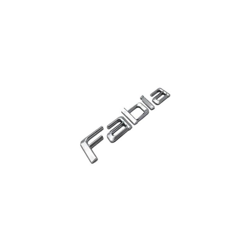 LOGO - Znak - EMBLEMAT tylnej pokrywy bagażnika, napis FABIA do Skody Fabia II/III nowy typ