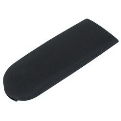 Klapka podłokietnika z przyciskiem i obiciem KPL CZARNA EKOSKÓRA VW Bora,Golf IV,Passat B5,Skoda Octavia I