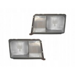 Klosz-szkło-szyba LEWA reflektora przedniego Mercedes 124 84-98r