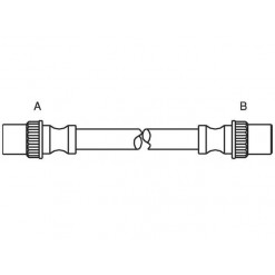Przewód hamulcowy, elastyczny, tył Renault Megane I, II, Megane Scenic, Scenic