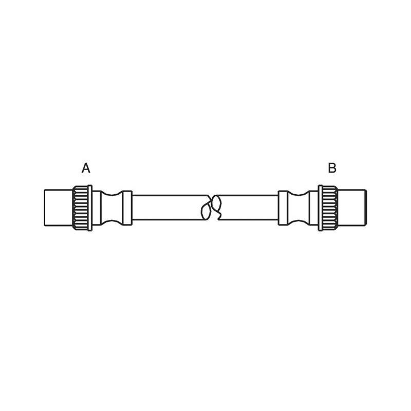 Przewód hamulcowy, elastyczny, tył Renault Megane I, II, Megane Scenic, Scenic