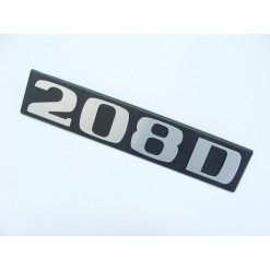 Emblemat, napis, 208D, Mercedes