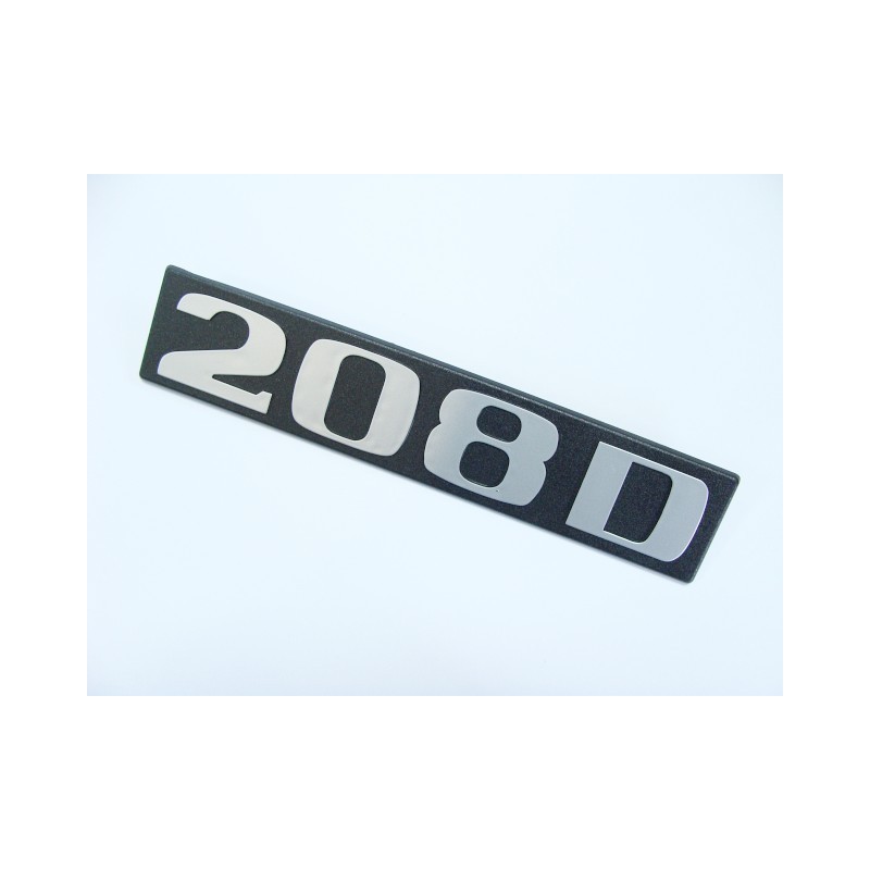 Emblemat, napis, 208D, Mercedes