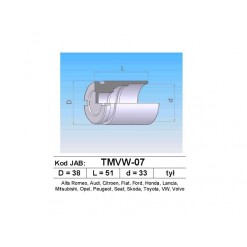 Tłoczek zacisku hamulcowego Renault Kangoo 38X51mm tył