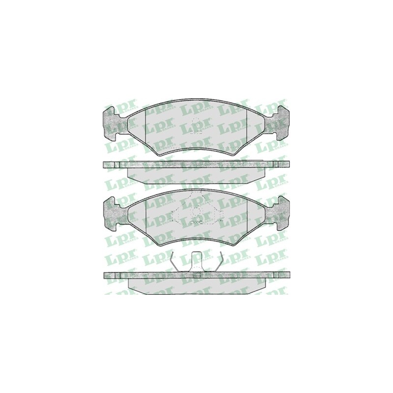 Zestaw klocków hamulcowych przód Ferrari, Ford