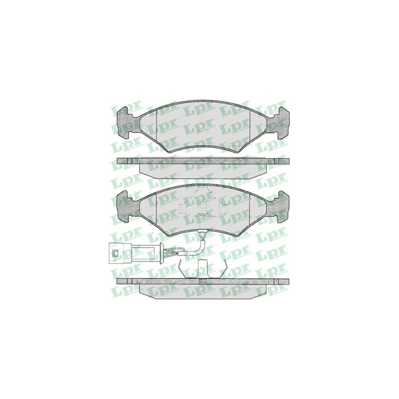 Zestaw klocków hamulcowych przód Ford