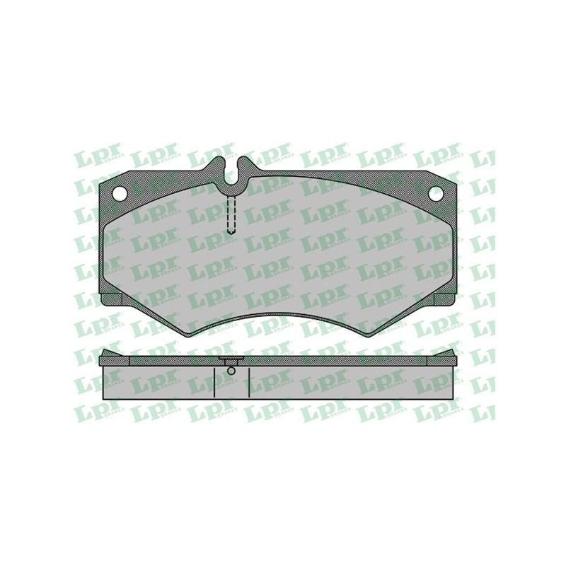 Zestaw klocków hamulcowych przód Mercedes