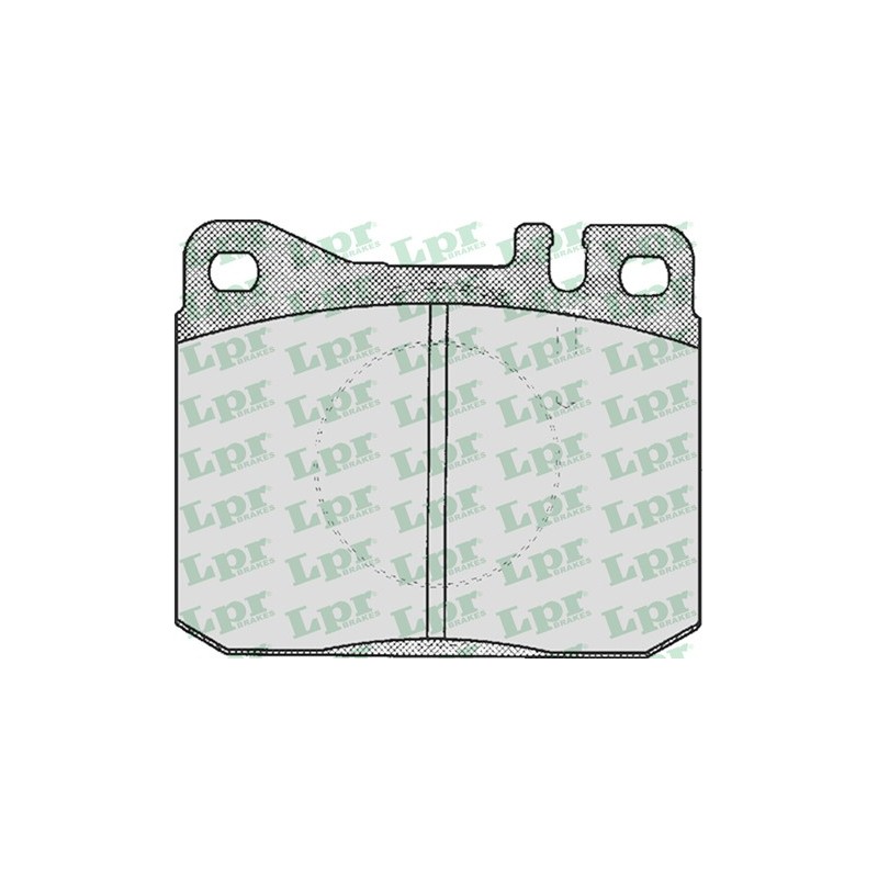 Zestaw klocków hamulcowych przód Mercedes