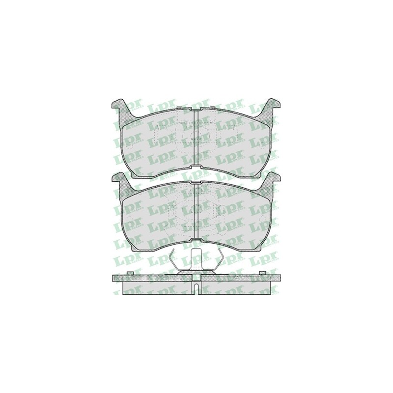 Zestaw klocków hamulcowych przód Mazda 626