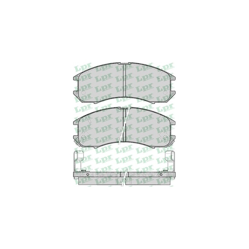 Zestaw klocków hamulcowych przód Ford, Mazda