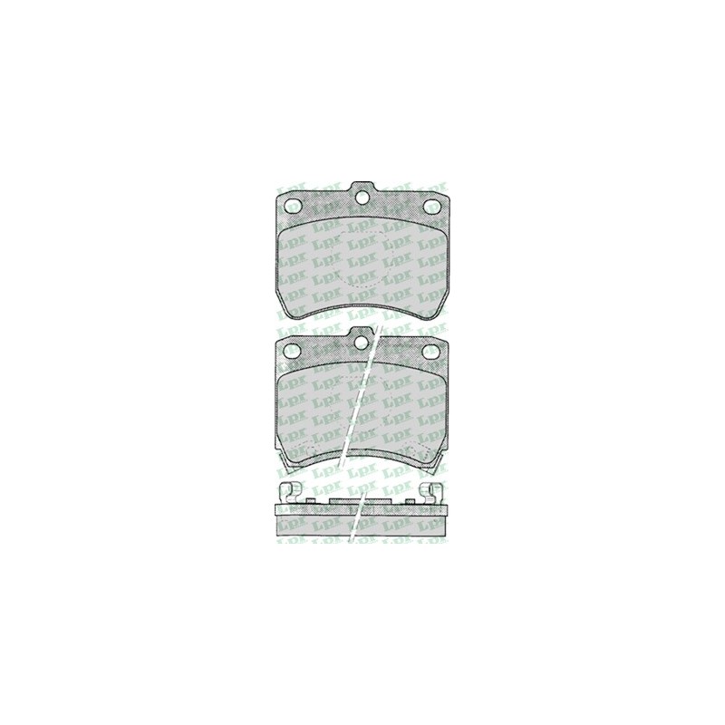 Zestaw klocków hamulcowych przód Mazda 121, Kia Pride