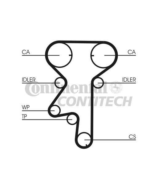 Pasek rozrządu  Opel  Astra G 1.4,1.6,1.8 16V 02/98-  
