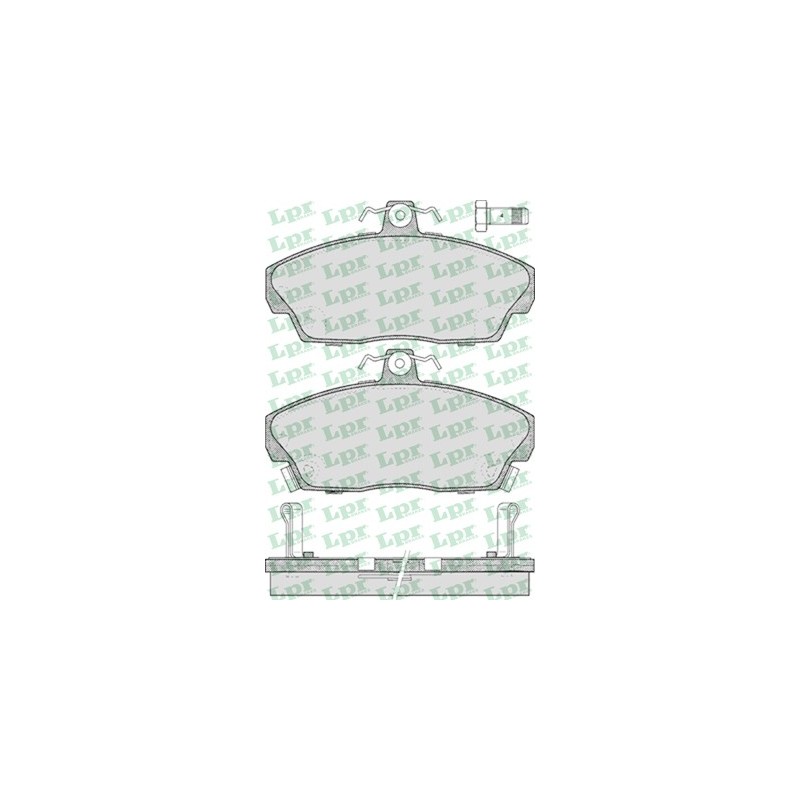 Zestaw klocków hamulcowych przód Honda, Rover