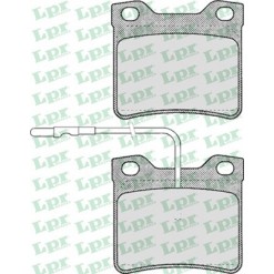 Zestaw klocków hamulcowych tył Peugeot 406, 605, 607