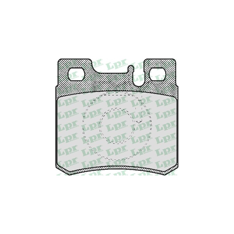 Zestaw klocków hamulcowych tył Mercedes