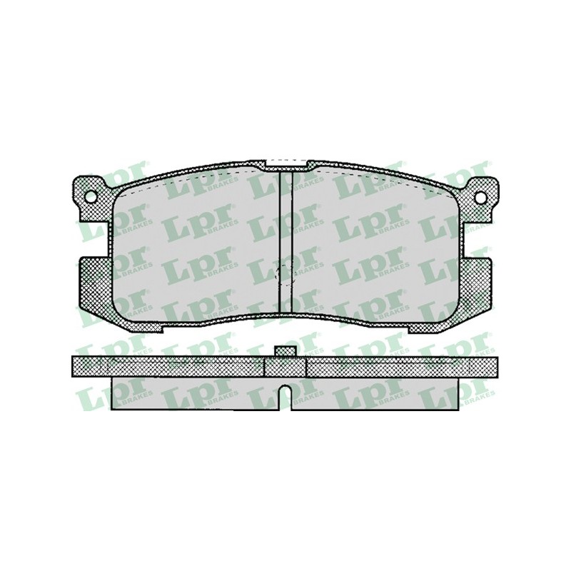 Zestaw klocków hamulcowych tył Ford Probe, Mazda 626