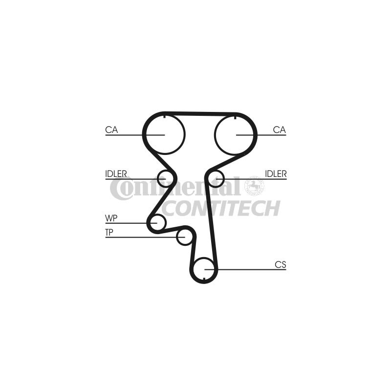 Pasek rozrządu 171zębów OPEL Omega, Sintra 2.2 16v X22XE, Y22XE, Z22XE) 