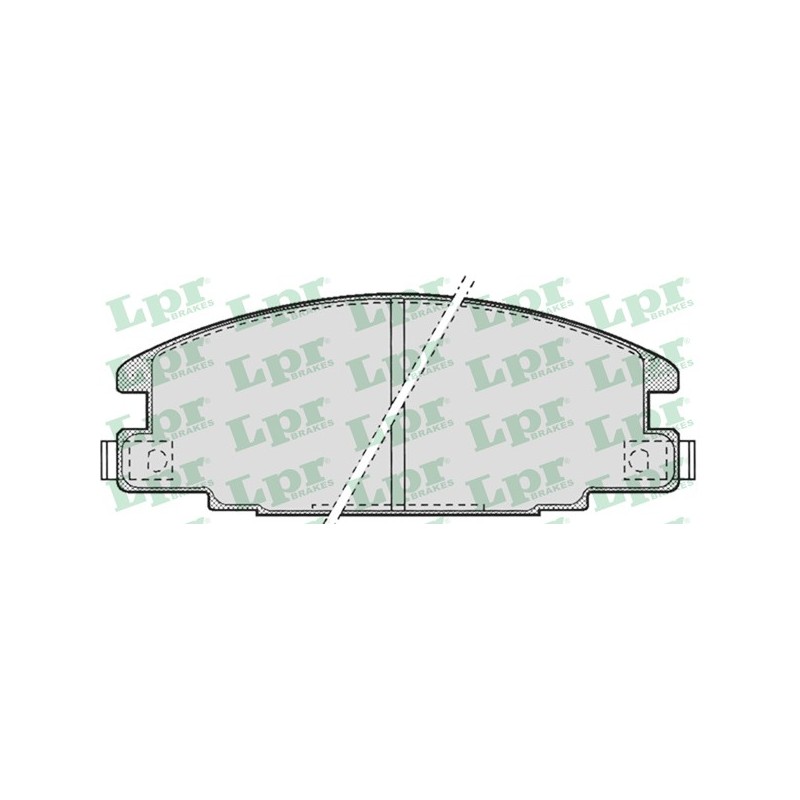 Zestaw klocków hamulcowych przód Isuzu, Opel
