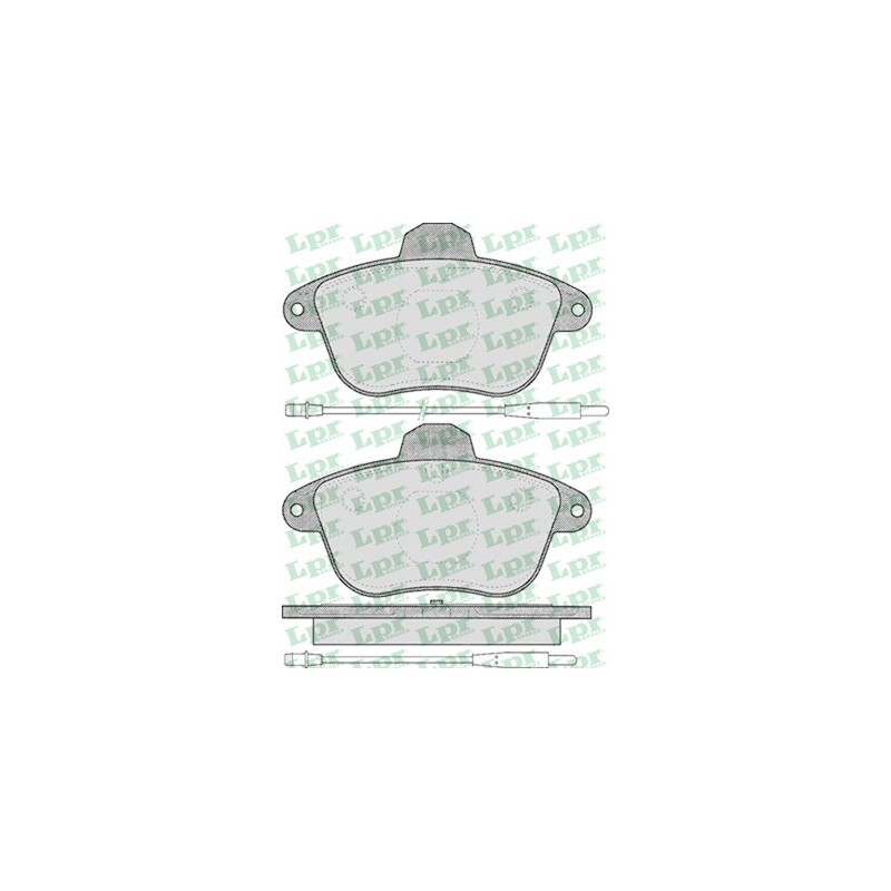 Zestaw klocków hamulcowych przód Citroen XM