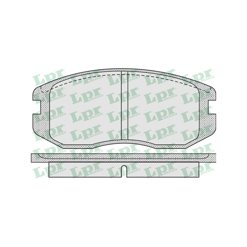 Zestaw klocków hamulcowych przód Daihatsu, Mitsubishi