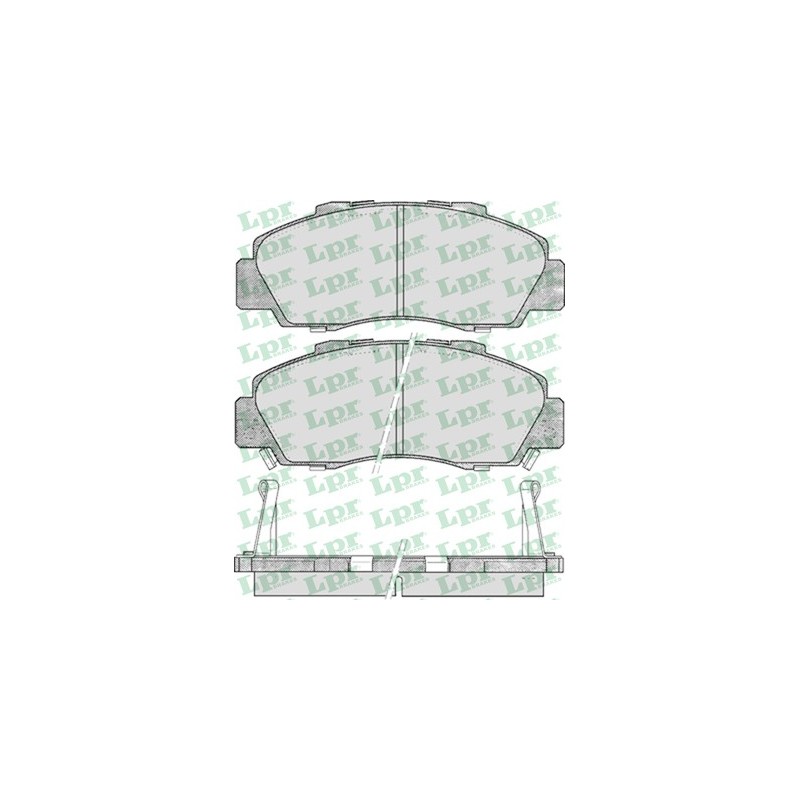 Zestaw klocków hamulcowych przód Acura, Honda, Rover