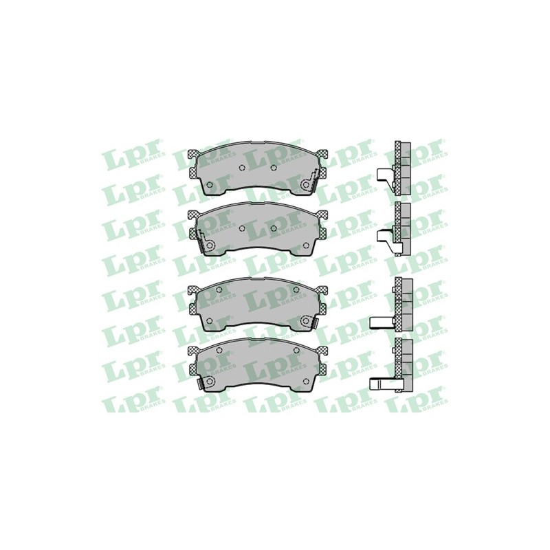 Zestaw klocków hamulcowych przód Ford Probe II, Mazda