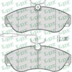 Zestaw klocków hamulcowych przód Citroen, Fiat, Peugeot