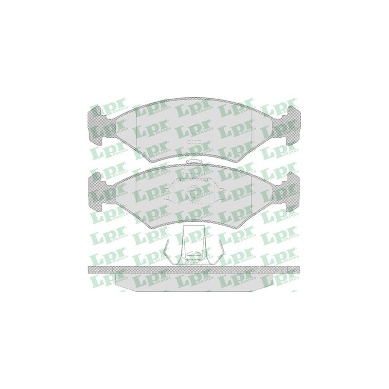 Zestaw klocków hamulcowych przód Ford Fiesta, Ka, Mazda 121