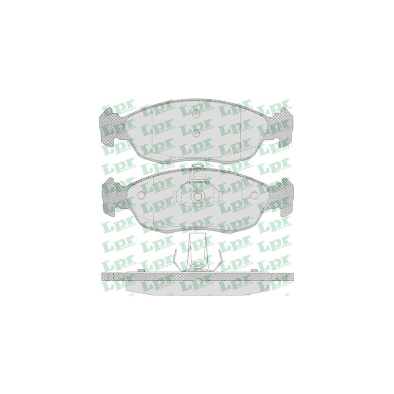 Zestaw klocków hamulcowych przód Citroen Saxo, Xsara, Peugeot 106, 306