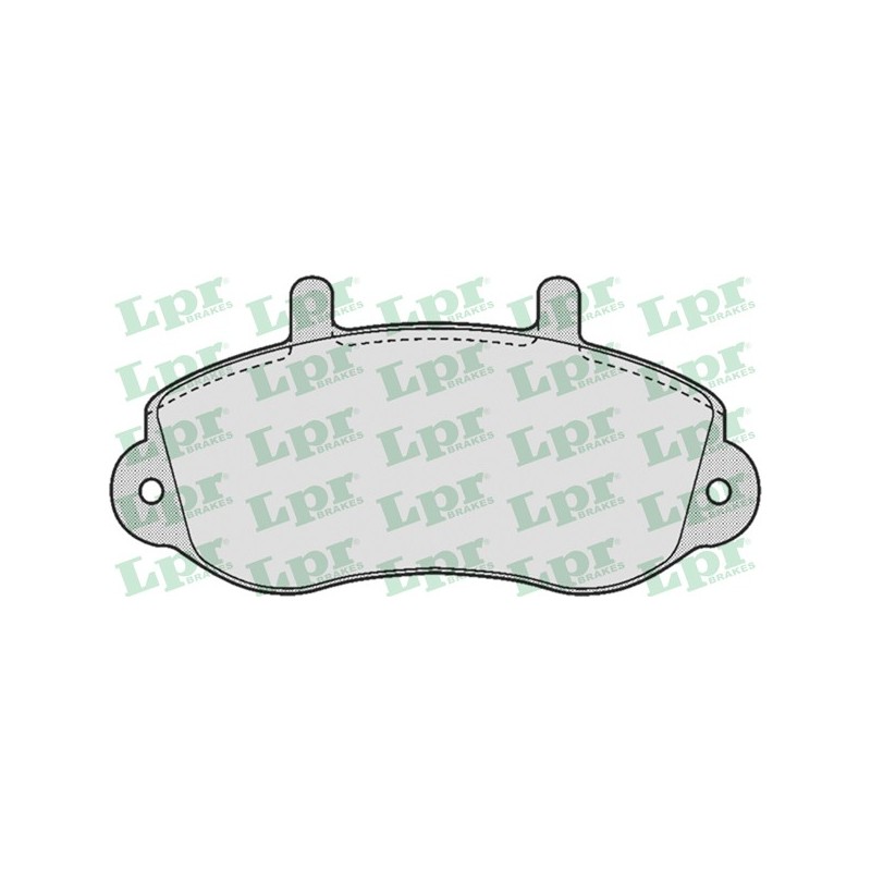 Zestaw klocków hamulcowych przód Renault, Opel