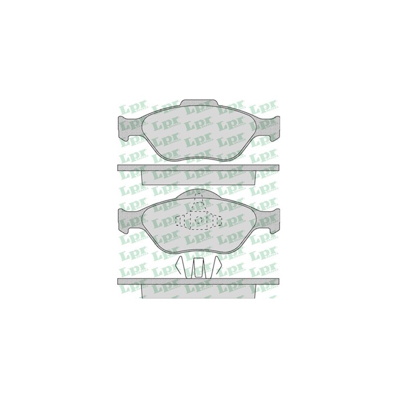 Zestaw klocków hamulcowych przód Ford, Mazda