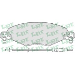 Zestaw klocków hamulcowych przód Citroen C5